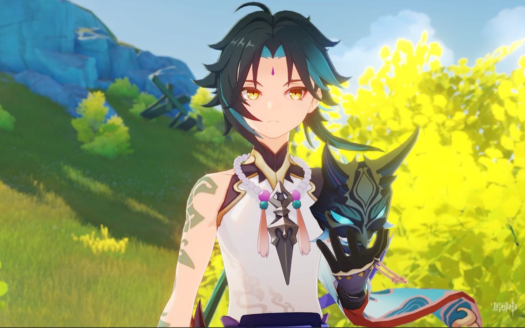 【原神】魈单挑冰水形态坨子哥的莽夫打法