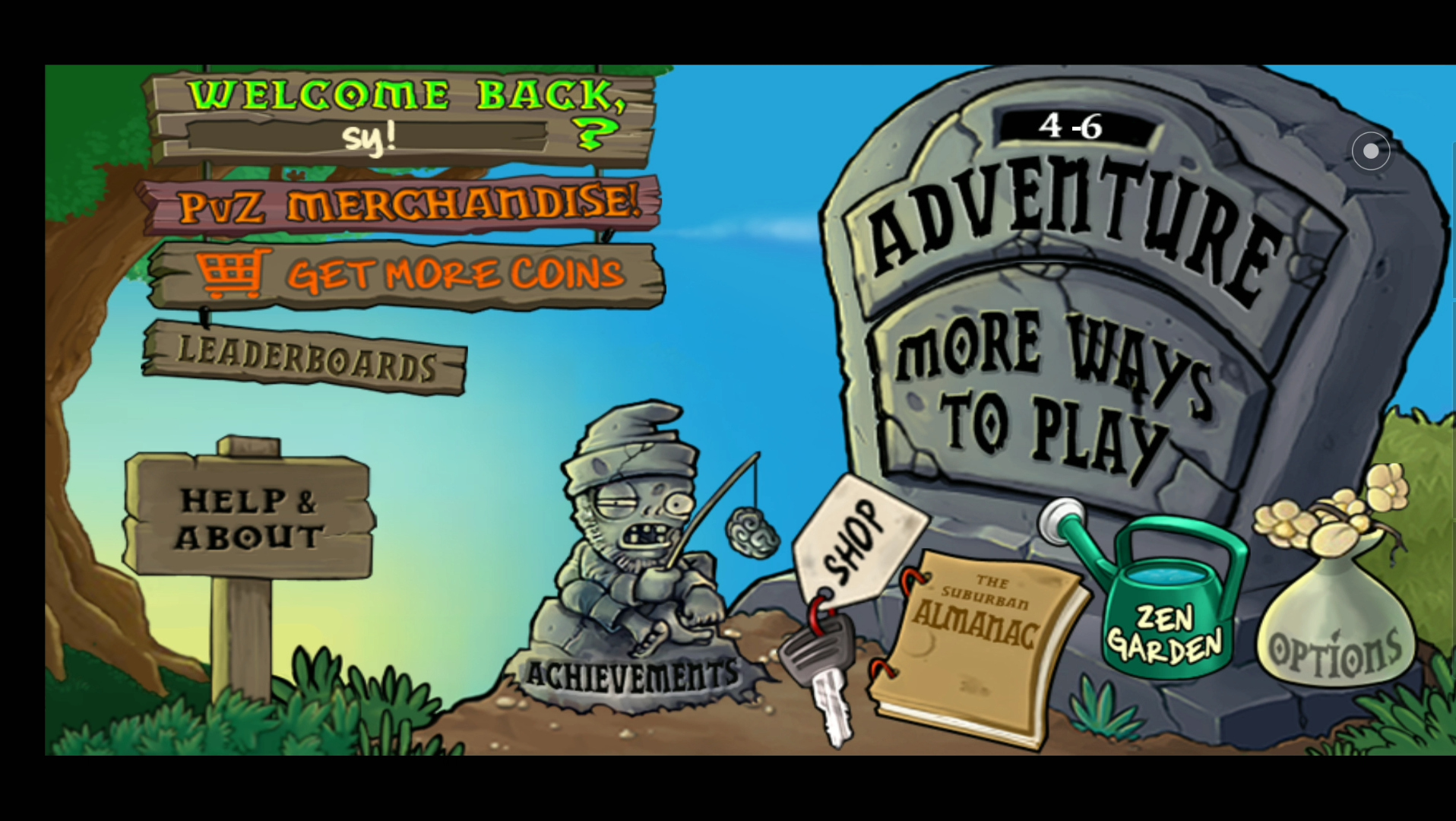 植物大战僵尸小游戏——异时空战斗门,斗转星移,用黑白镜面穿梭的僵尸