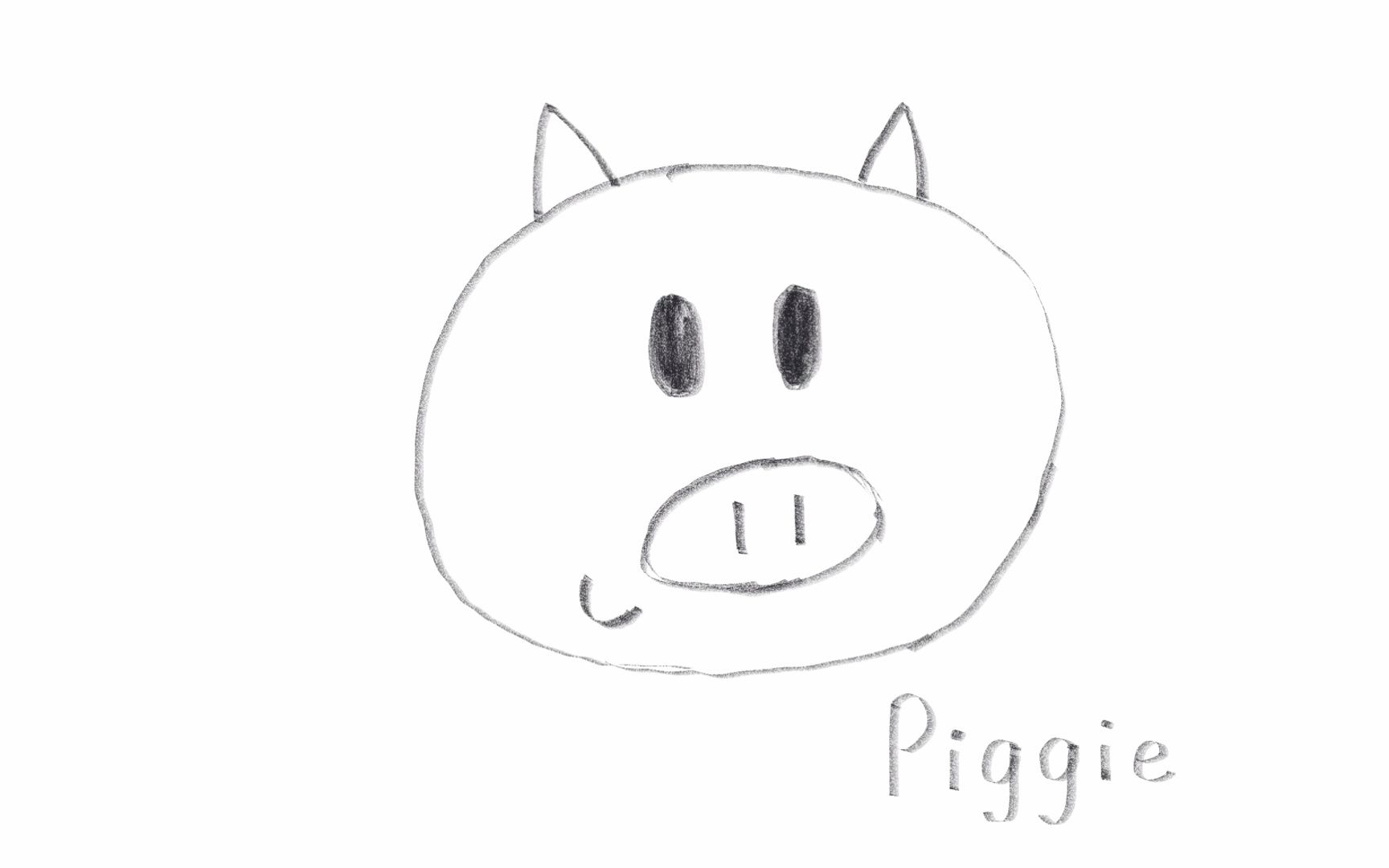 [图]如何画小猪和小象How to draw Gerald Piggie？