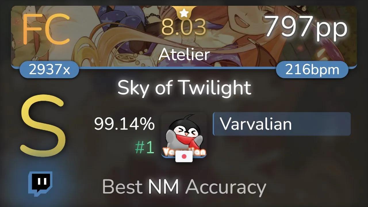 [图][8.03⭐Live] Varvalian | Ito Kanako - Sky of Twilight [Atelier] 99.14% {#1 797pp