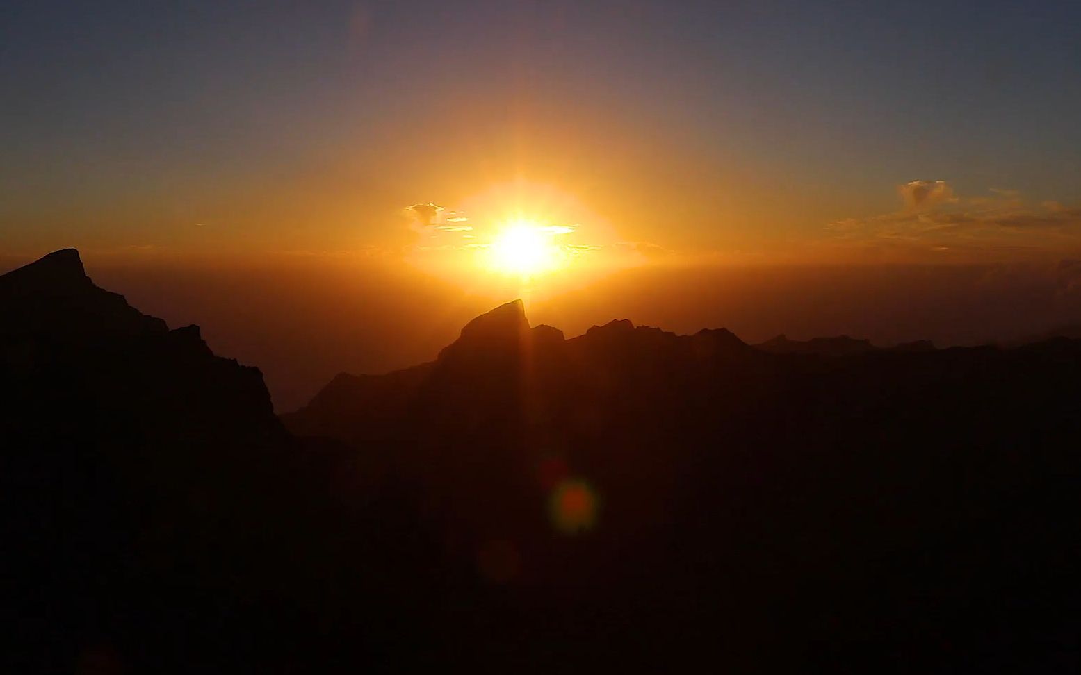 [图]c724 震撼大气山峰高山之巅日出日落金色夕阳晚霞日夜变换斗转星移大自然景色视频素材