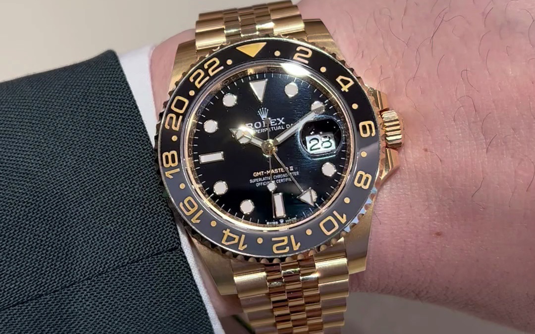 2023年劳力士18k黄金格林尼治型ii上手