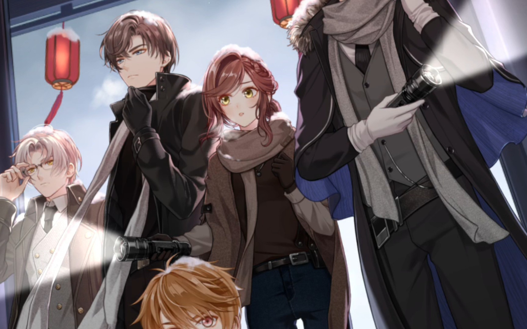 【未定事件簿‖全语音】飞雪落红尘《古宅迷踪》主题邀请函