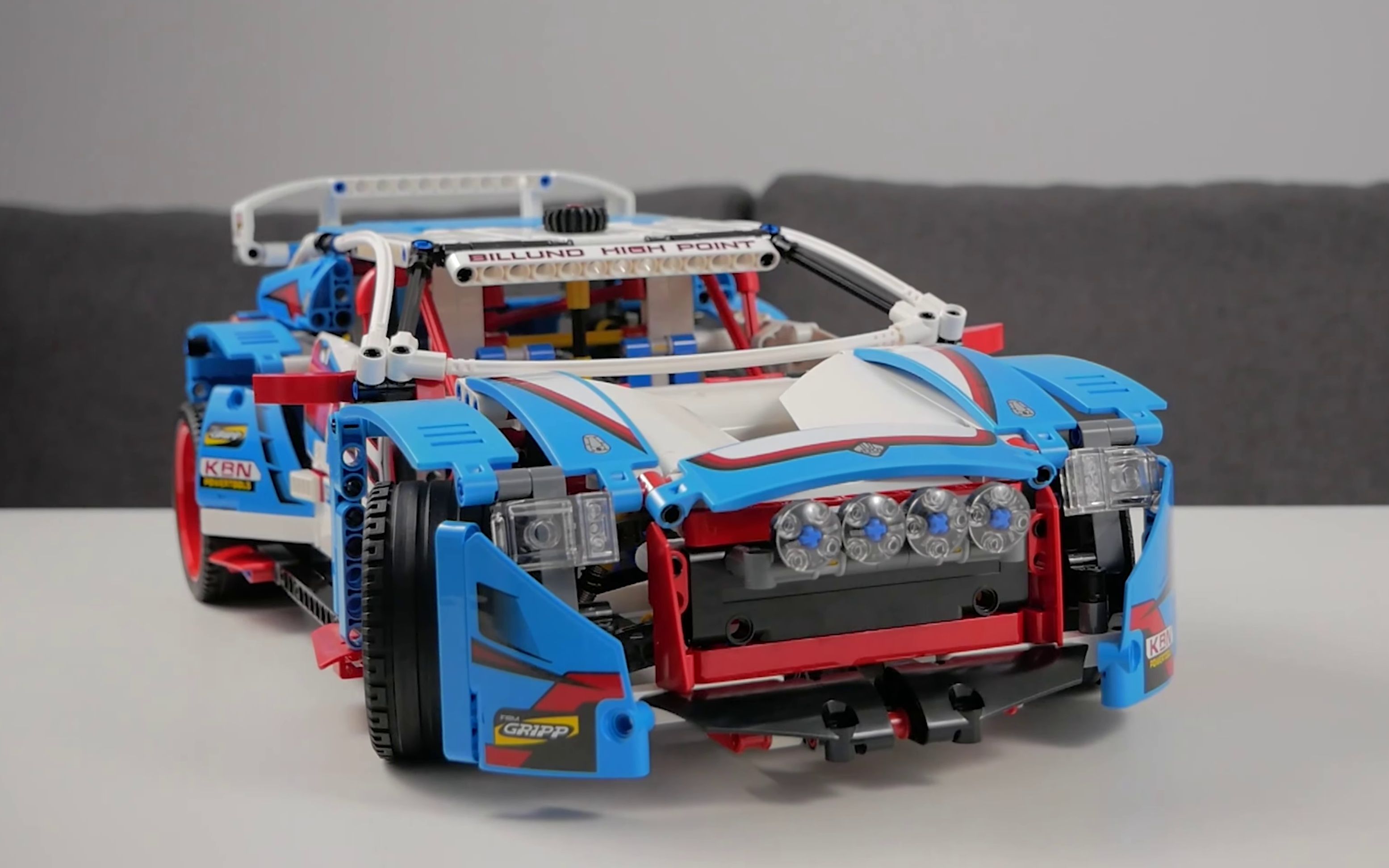 4k画质:乐高 科技 拉力赛车 rally car  42077 速拼