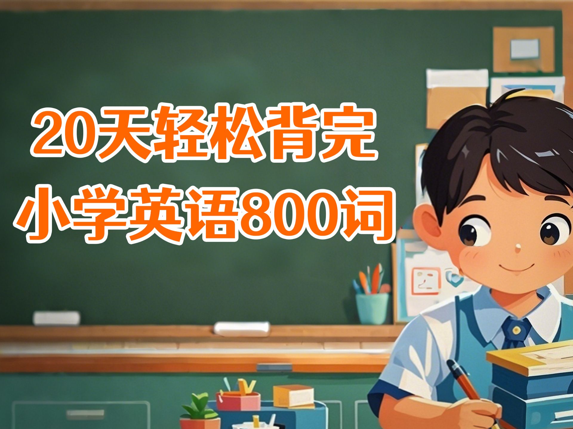 [图]【全118课】20天背完小学英语800单词，巧妙记忆英语单词，小学英语轻松满分！