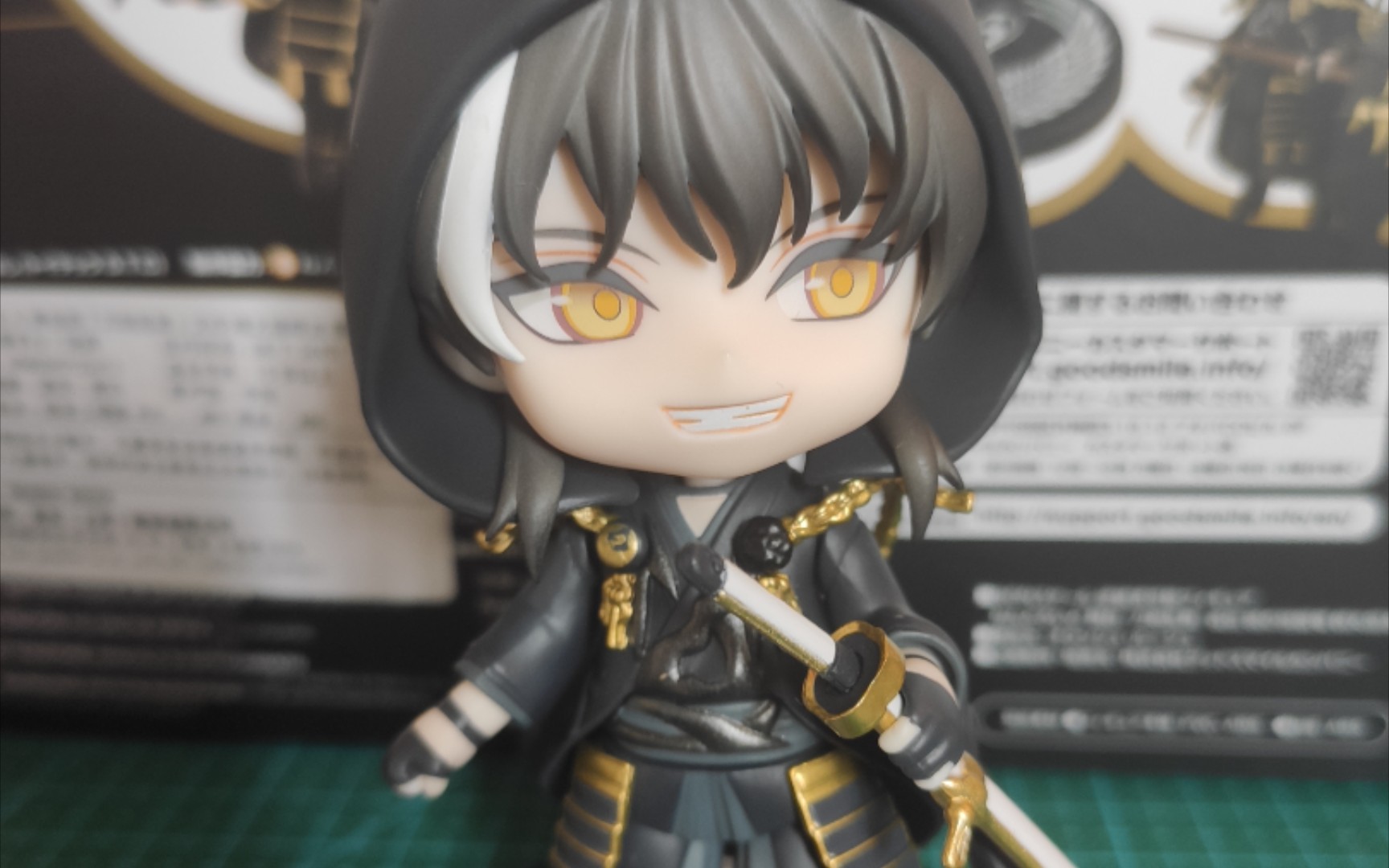 【开箱】粘土人 〔舞台〕刀剑乱舞 鹤丸国永_哔哩哔哩_bilibili