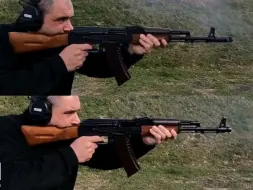 Descargar video: AK74枪口制退器射击对比