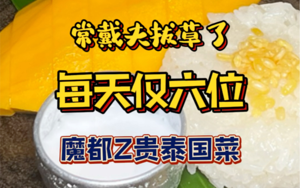 每天仅供6位的上海超贵泰国餐厅‼️哔哩哔哩bilibili