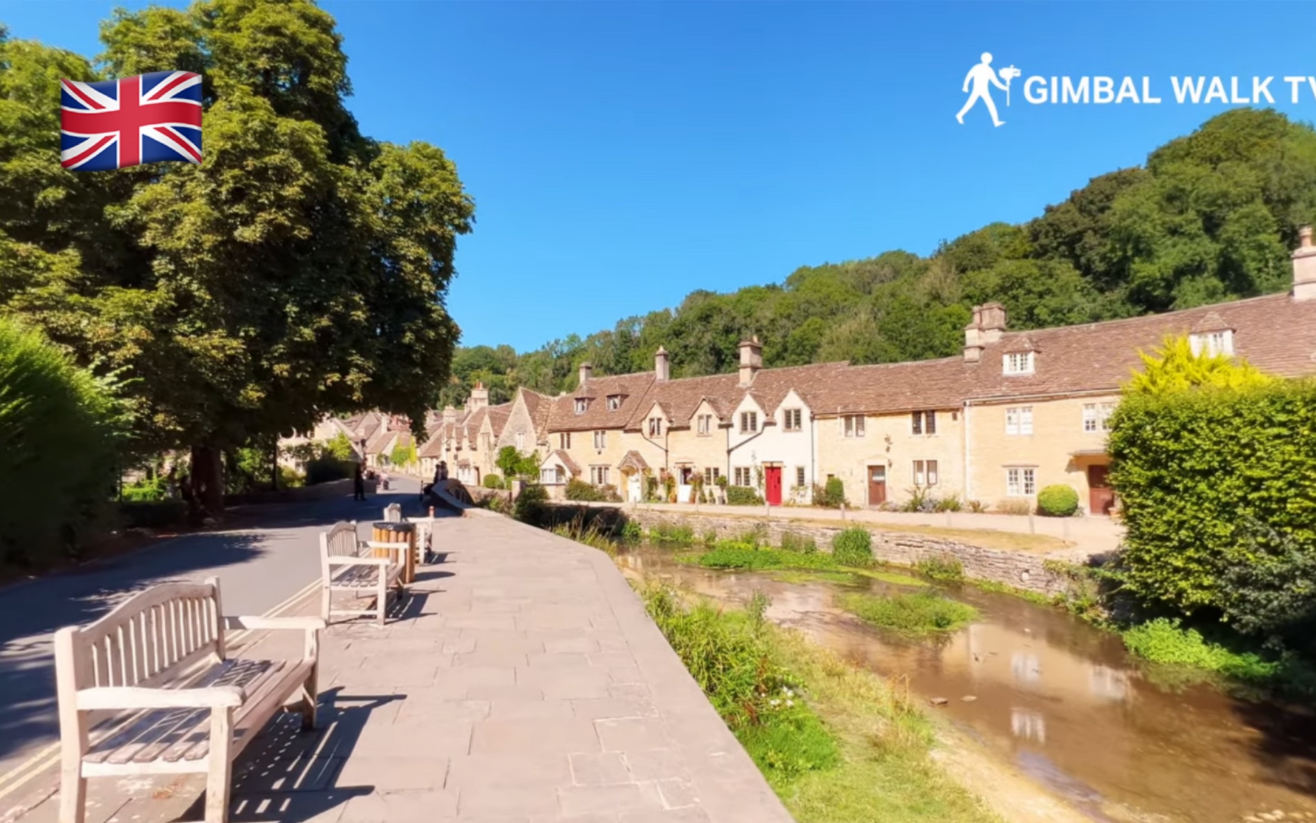 【4K超清】漫步游英国科茨沃尔德(Cotswold)库姆堡(Castle Combe)|被评为英国最漂亮的村庄 2022.8哔哩哔哩bilibili