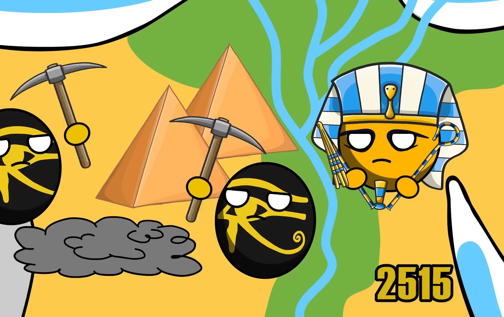 埃及的历史 #countryballs z- history of egypt-波兰球历史动画