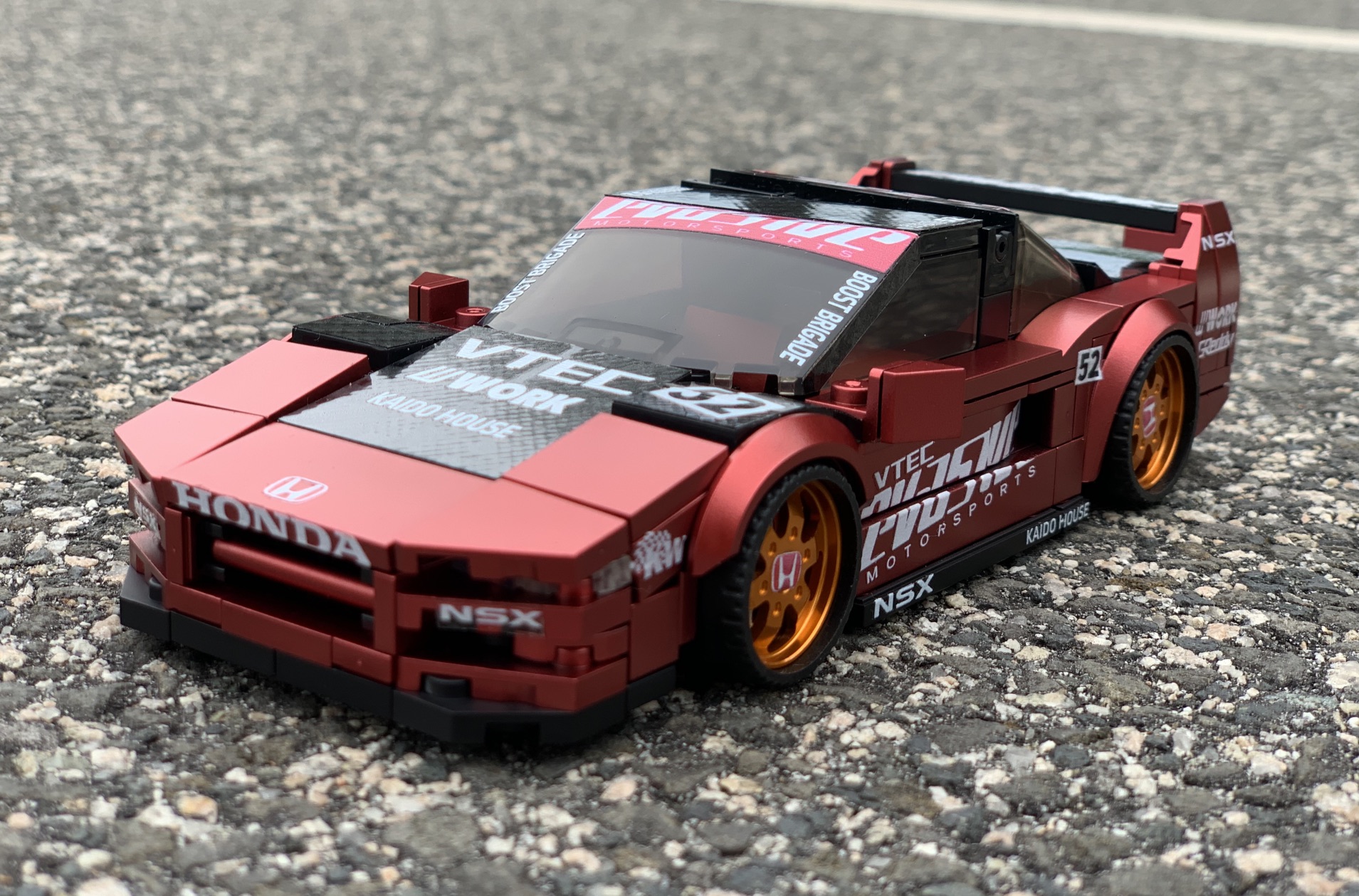 8格moc61独家涂装,kaido house 本田 nsx最爱东瀛法拉利 nsx,全车