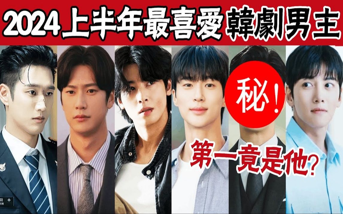韩网票选2024上半年「最受欢迎韩剧男主」