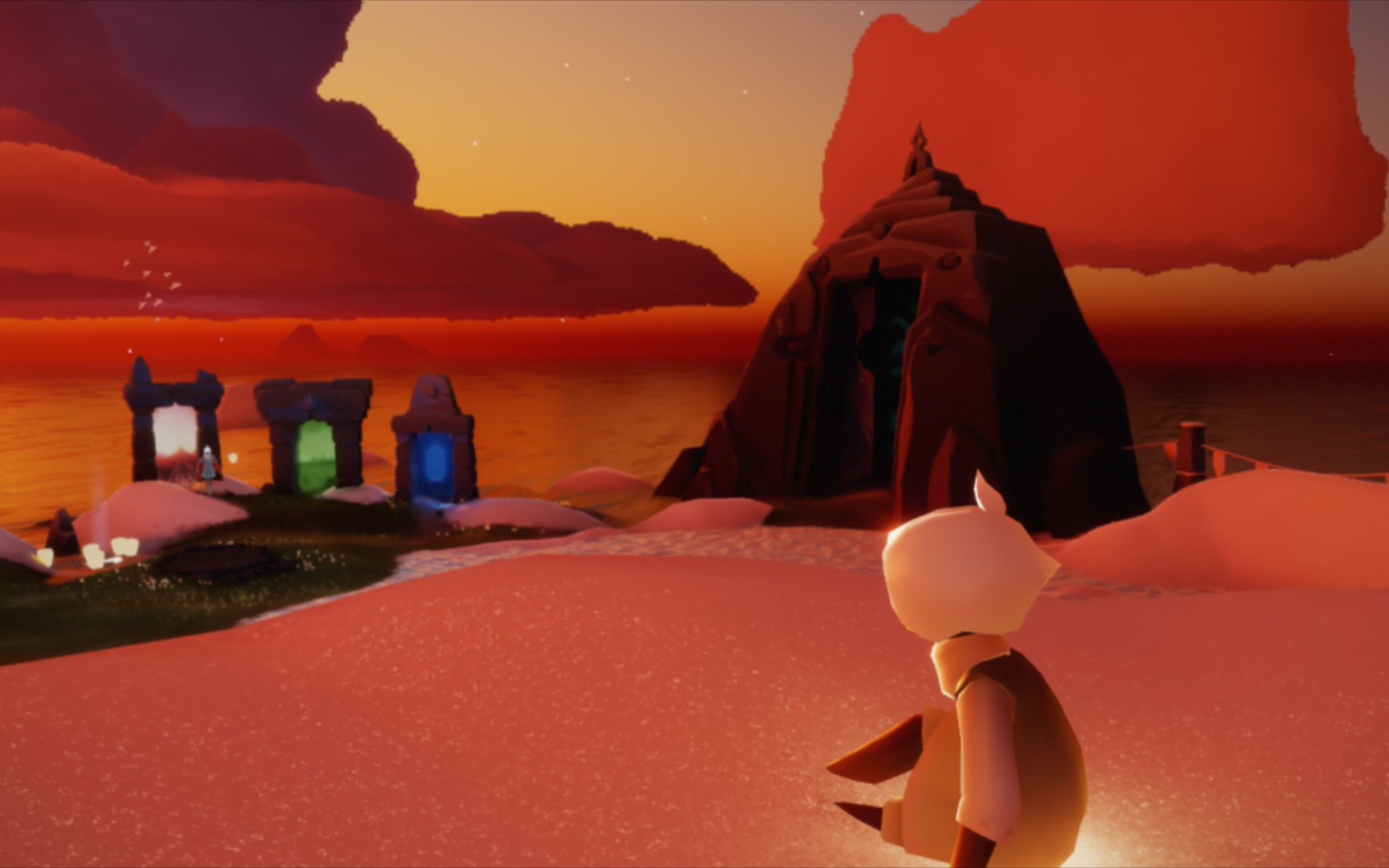 光遇云野大厅寻人