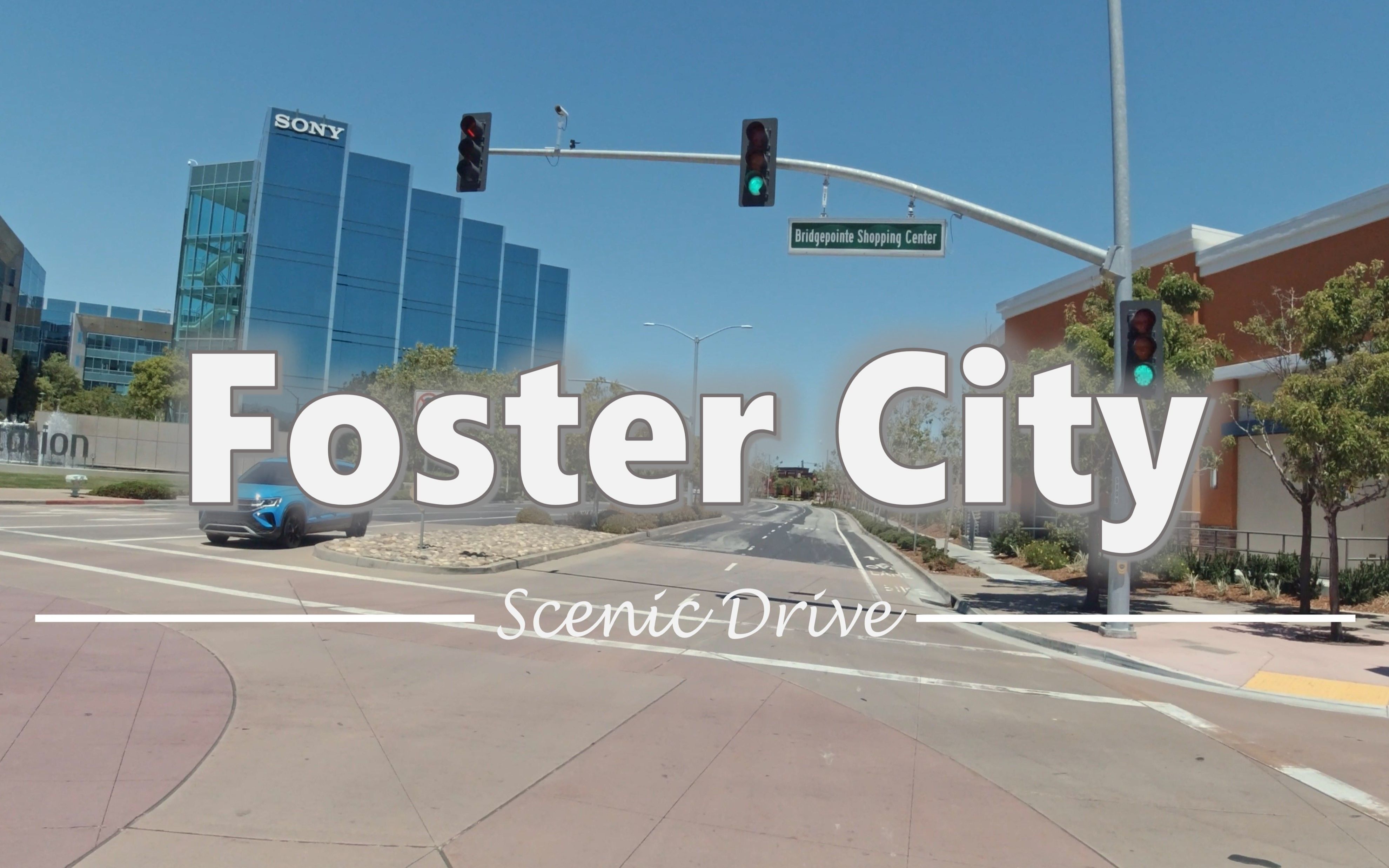 [图]福斯特城，加州 Driving in Foster City, California - 行车旅游Vlog