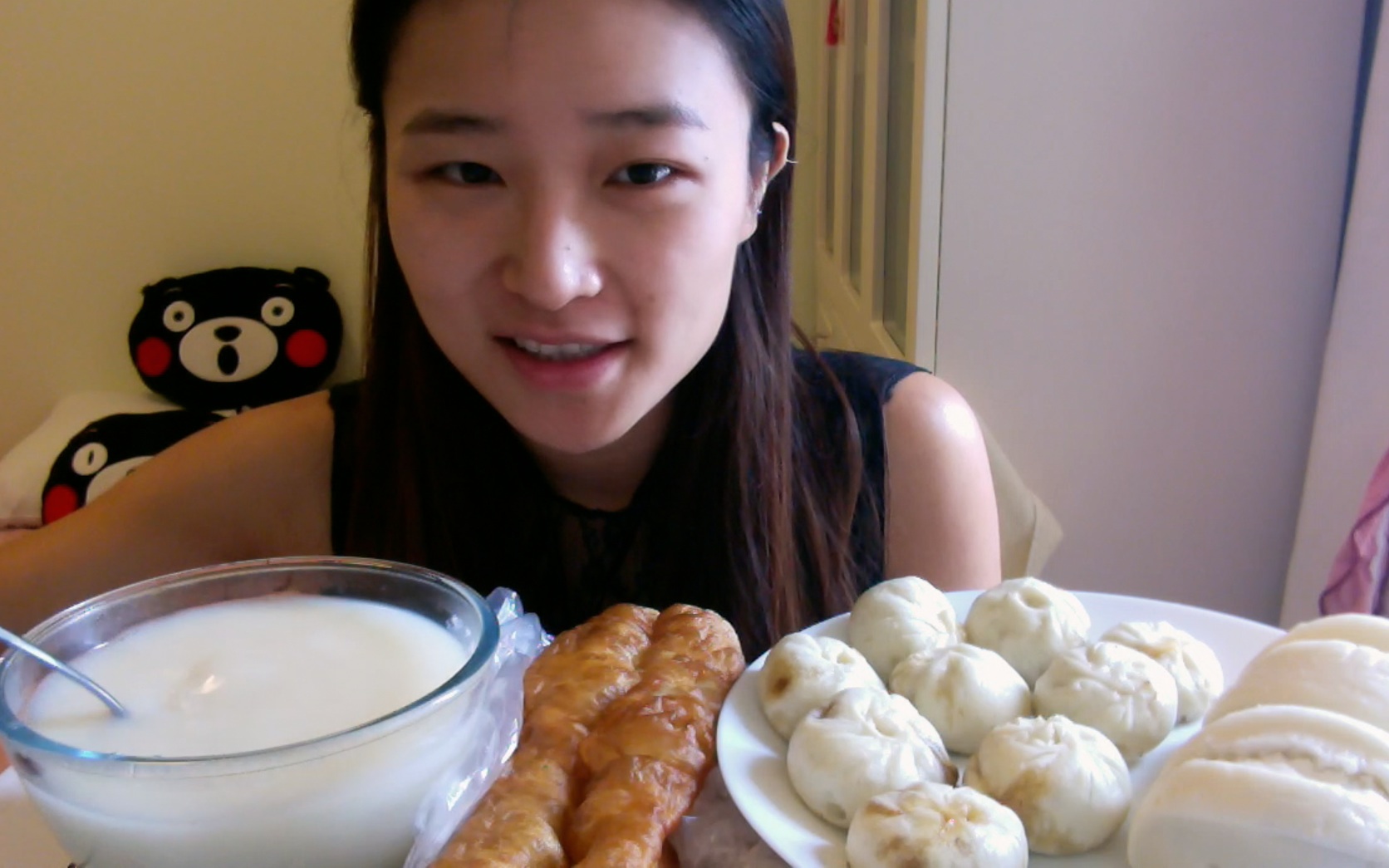 早饭豆浆油条包子馒头只有加速版包子没吃完触雷慎点