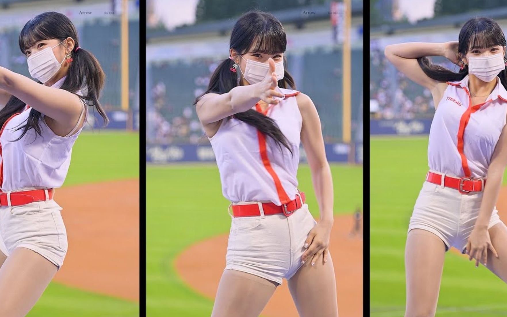 【4k】韩国啦啦队长李多惠性感热舞,美炸了!(bgm-run2u / my bag)