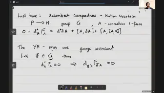 Vishnu Mangalath：Uhlenbeck Compactness