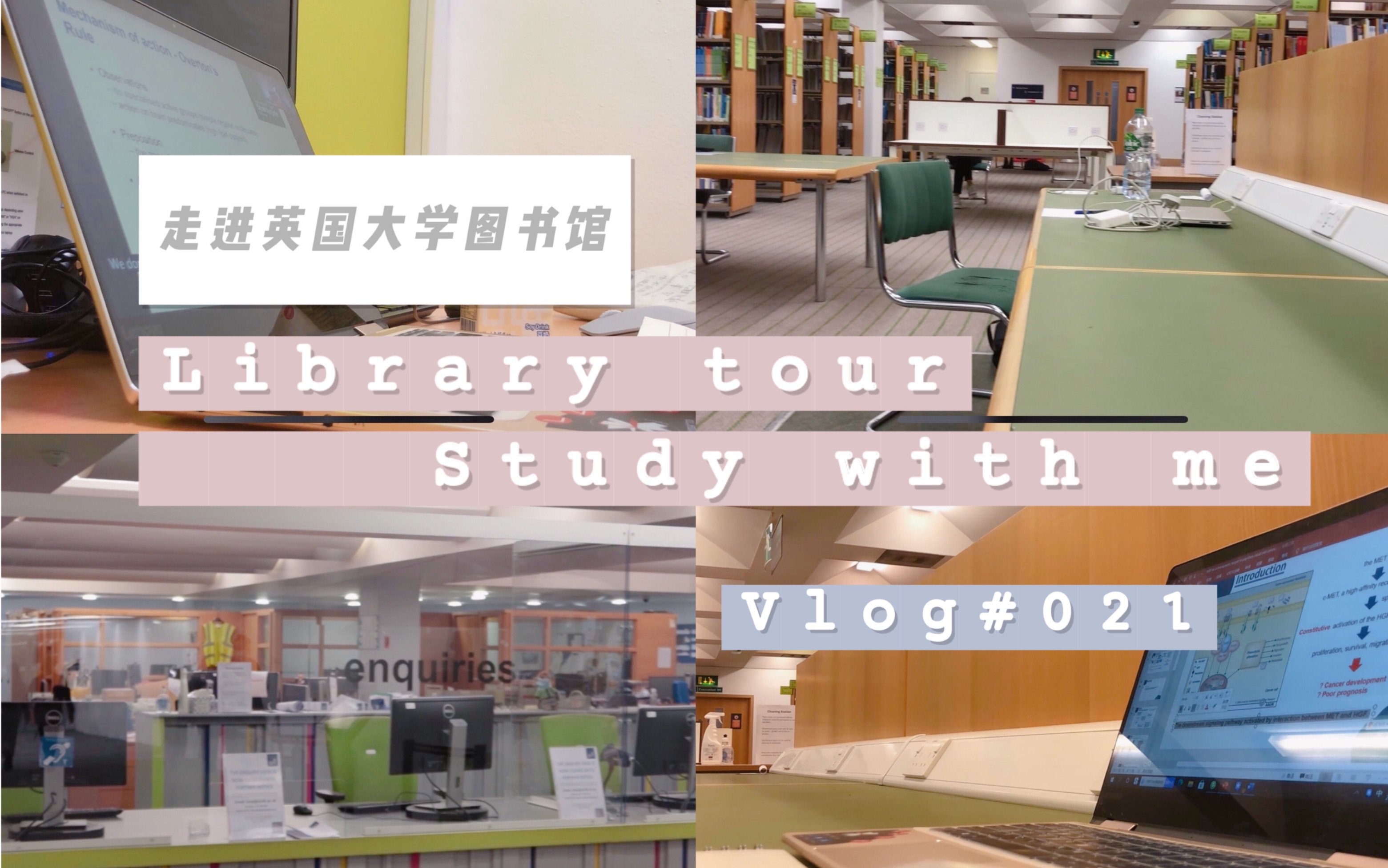 走进英语大学图书馆|Study with me|VLOG021哔哩哔哩bilibili