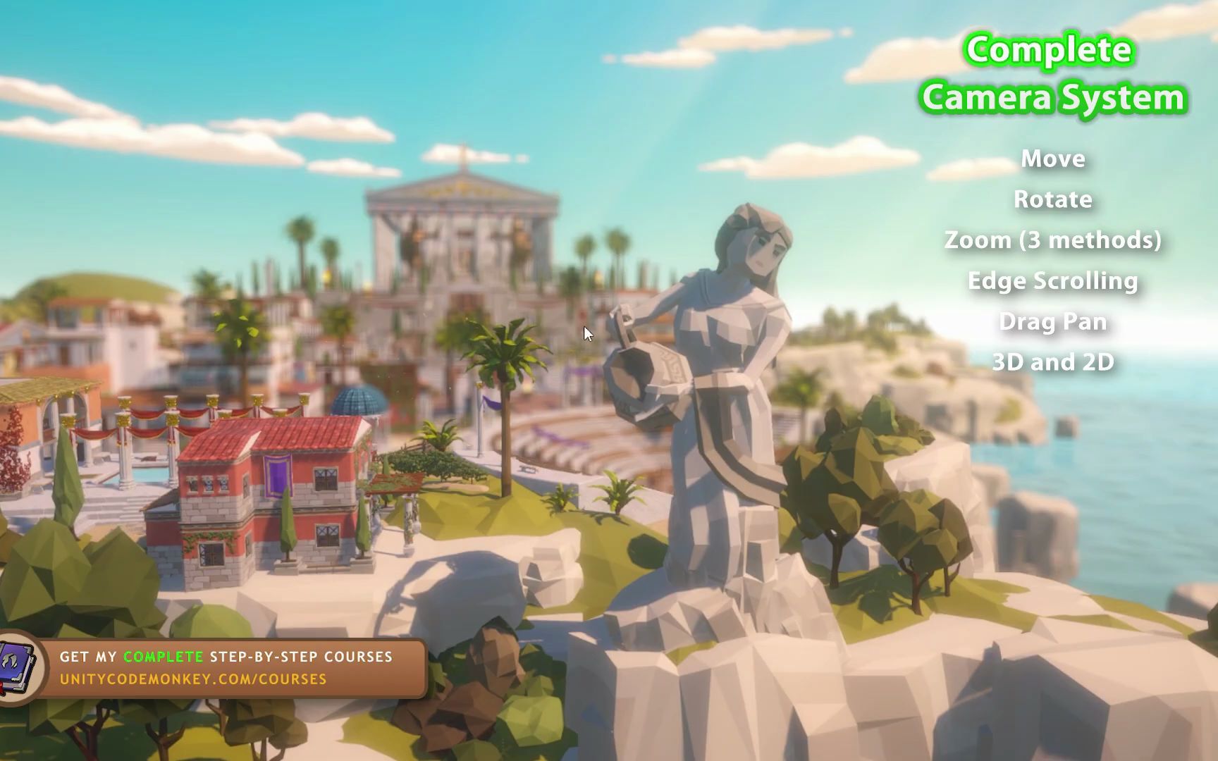 【unity教程】Unity中完整的相机系统! (移动、旋转、缩放、边缘滚动、3D和2D)_哔哩哔哩_bilibili