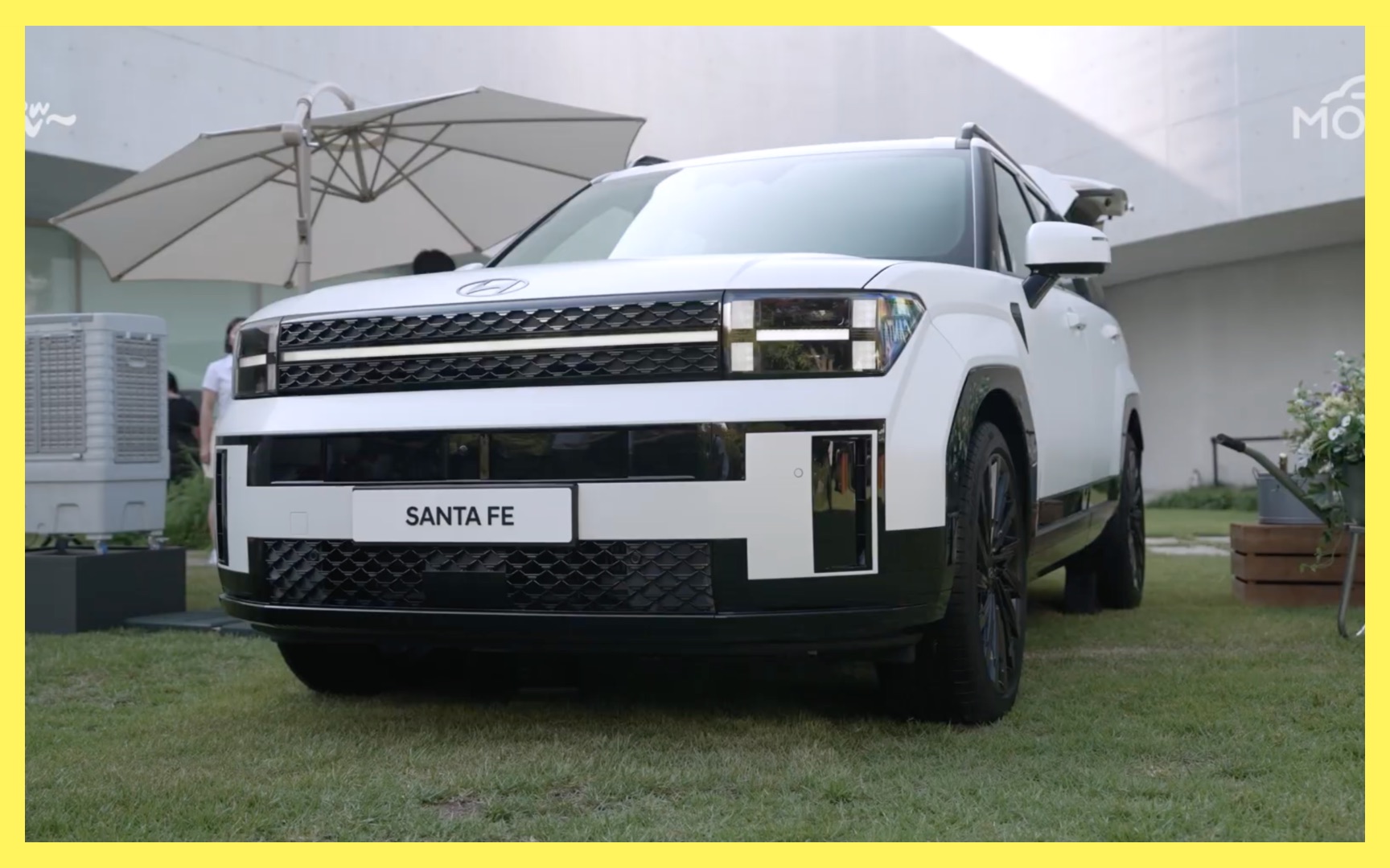 全新胜达santa fe首次公开现场 从外观到室内的测评!