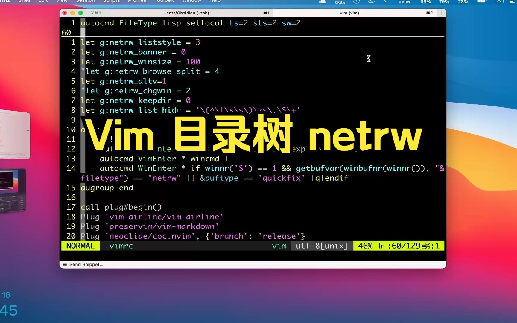 vim 自带目录树插件 netrw 配置介绍哔哩哔哩bilibili