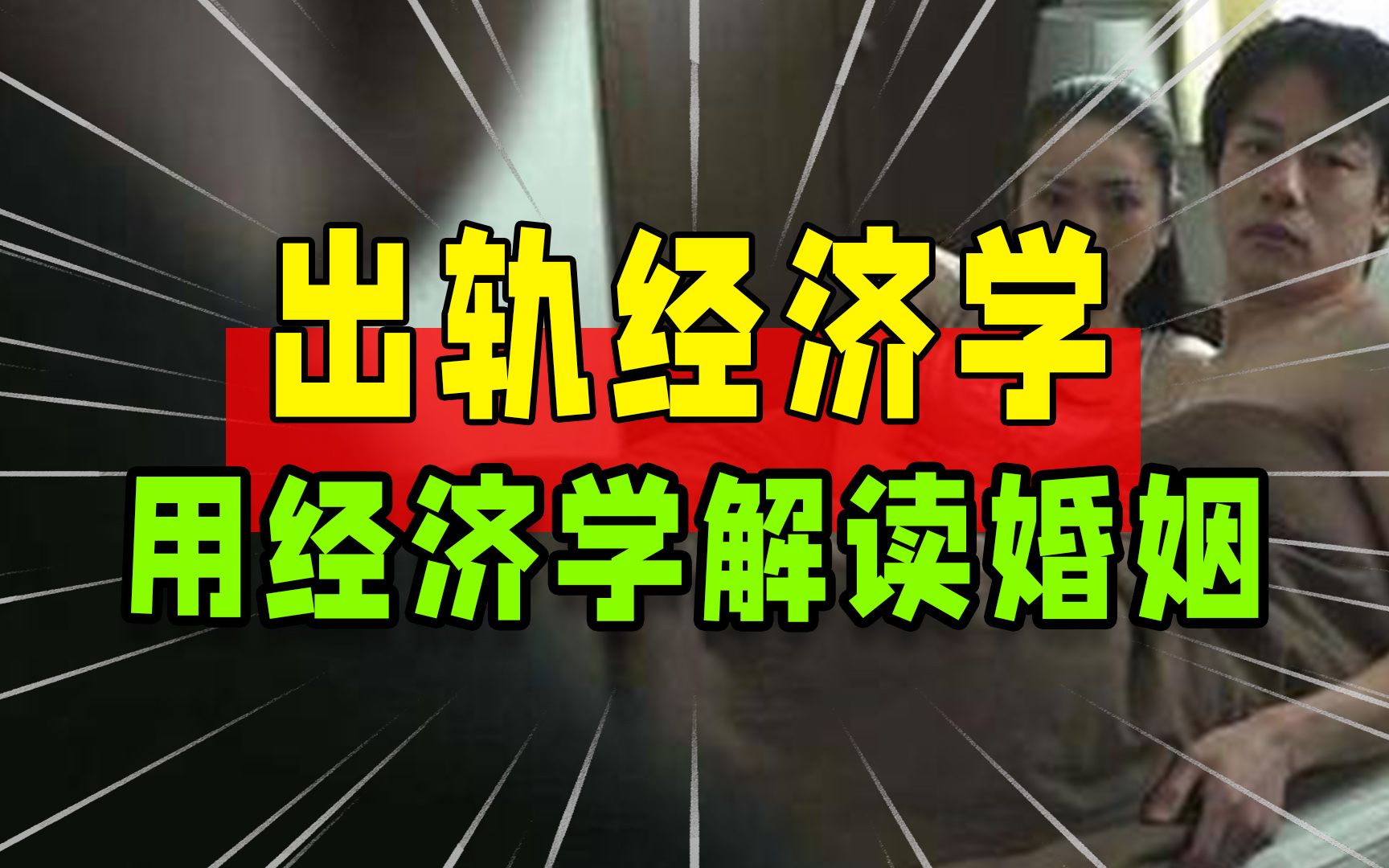 出轨经济学:用经济学原理解读婚姻行为(结婚、出轨、离婚、再婚、不婚)哔哩哔哩bilibili