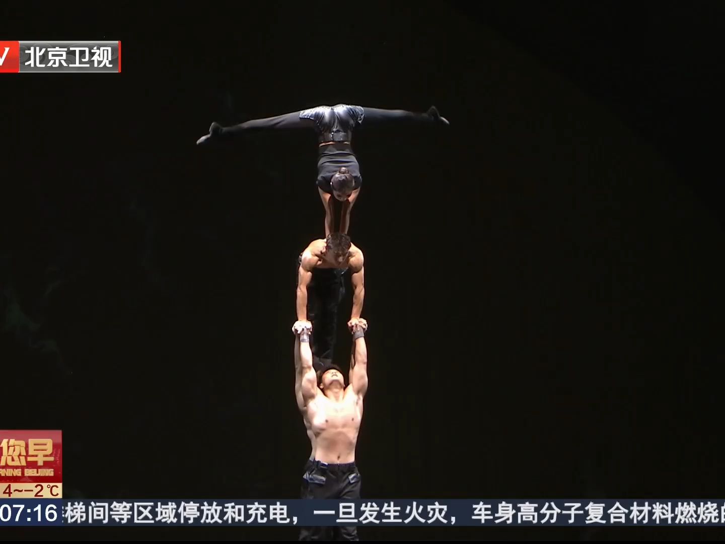 中国杂技团《金牌杂技闹新春》在北京保利剧院开演