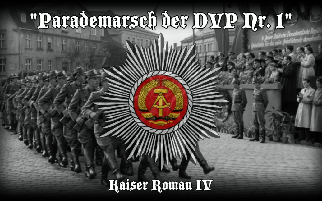 [图]【东德国家人民军阅兵影像】一号阅兵进行曲 Parademarsch der NVAI East GermanMilitary March