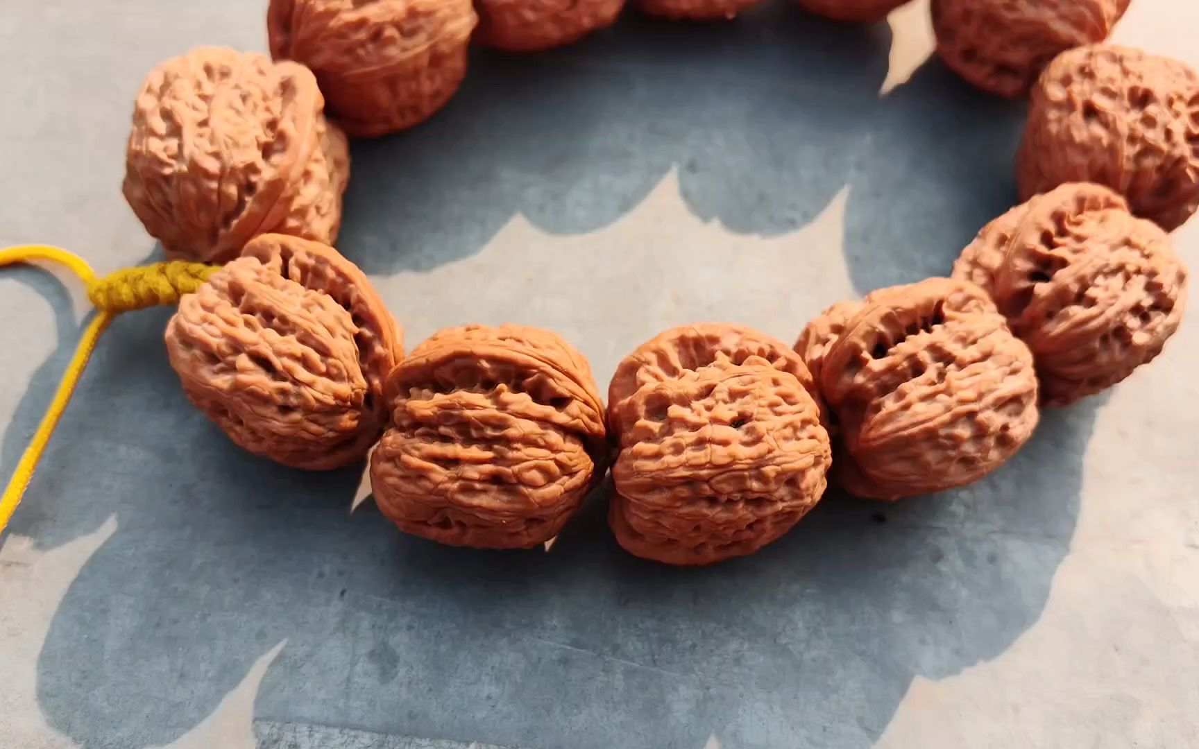 麻核桃手串,2.8白狮子,全品精品手串,颗颗精品配,也是难得