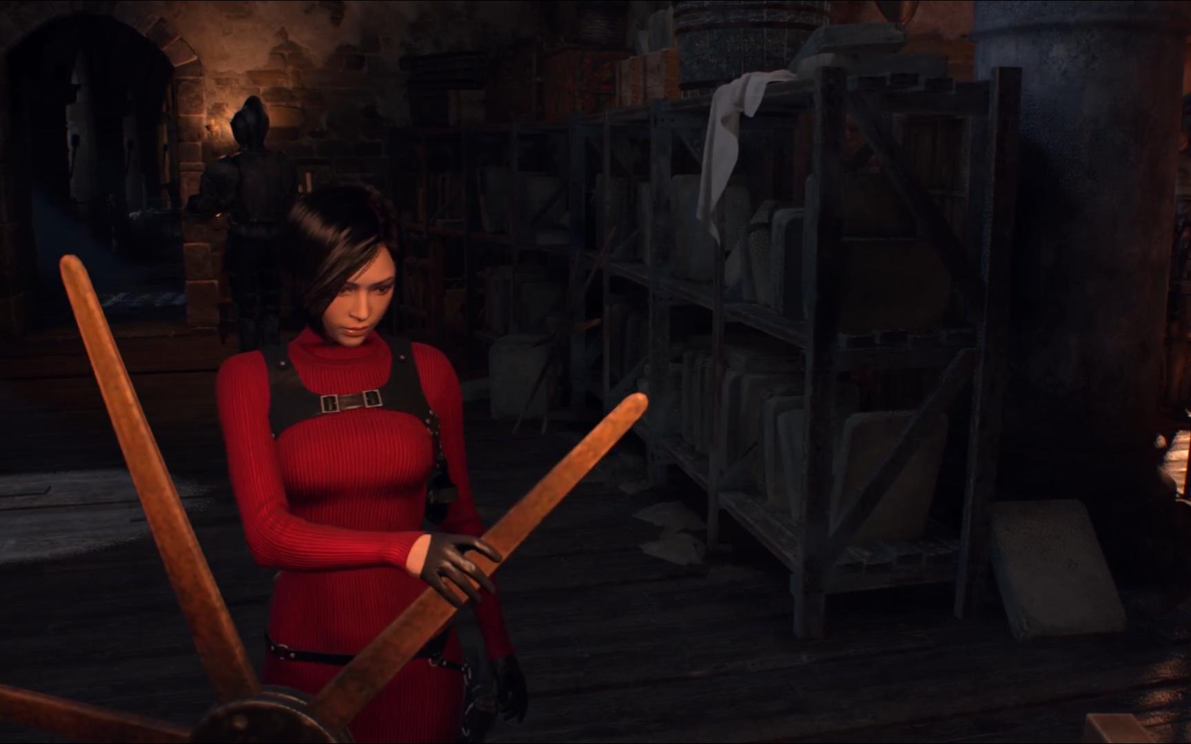 《生化危机4重制版dlc》装订室解密房间,目标拿红色油墨!