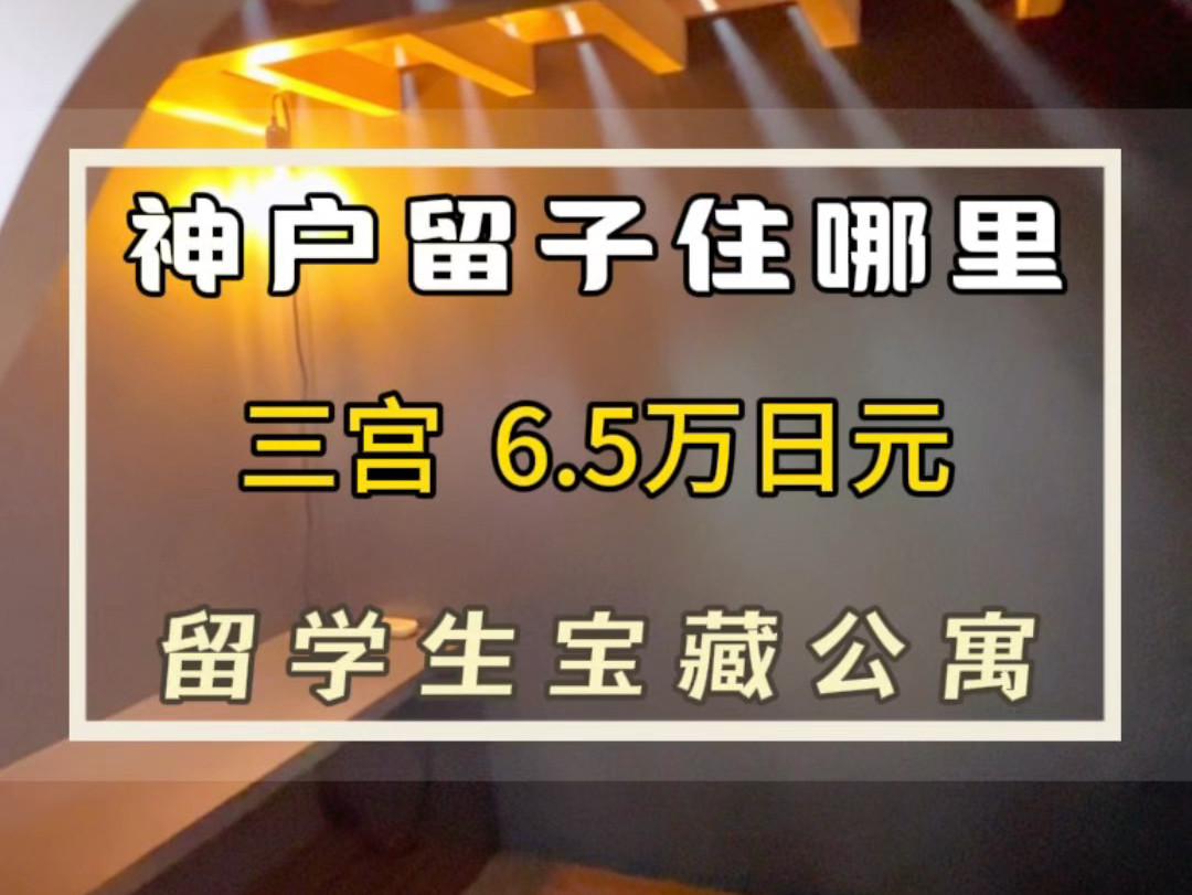 免租一个月的洞穴风公寓.#日本房产#日本不动产#日本租房#神户租房#日本留学哔哩哔哩bilibili