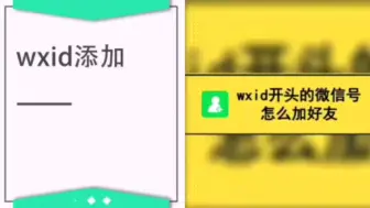 Download Video: wxid怎么添加教程