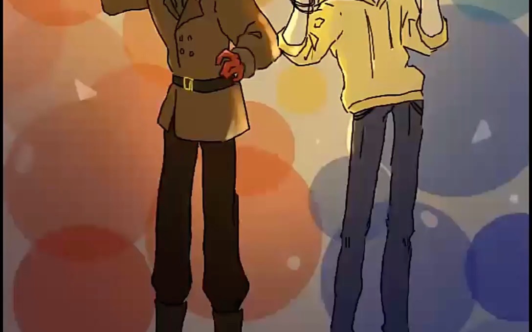 【ch绘画过程】美苏无差(线稿由亲友提供)