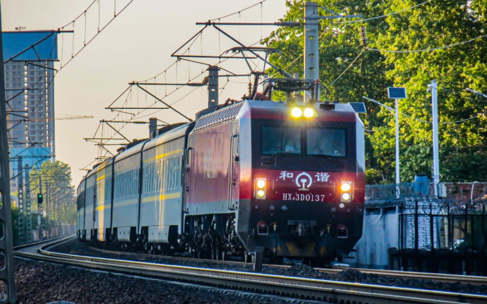 【许昌火车迷】客车z49许昌站一道通过