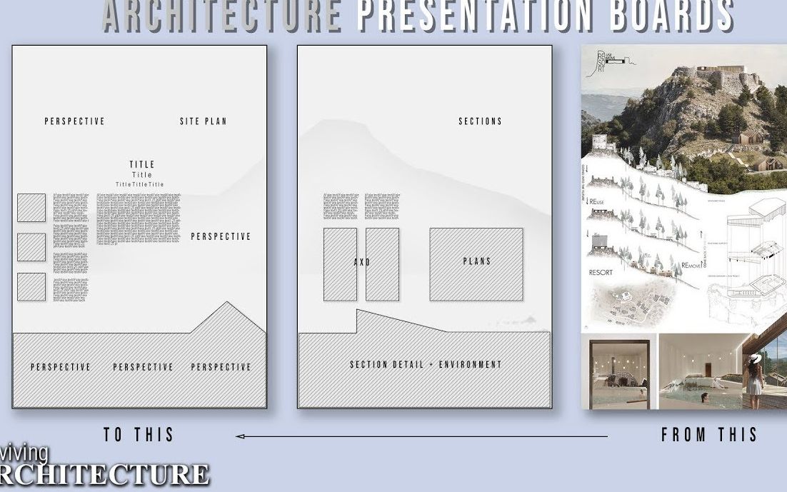 如何做出精美的建筑表达展板 丨 Surviving Architecture哔哩哔哩bilibili