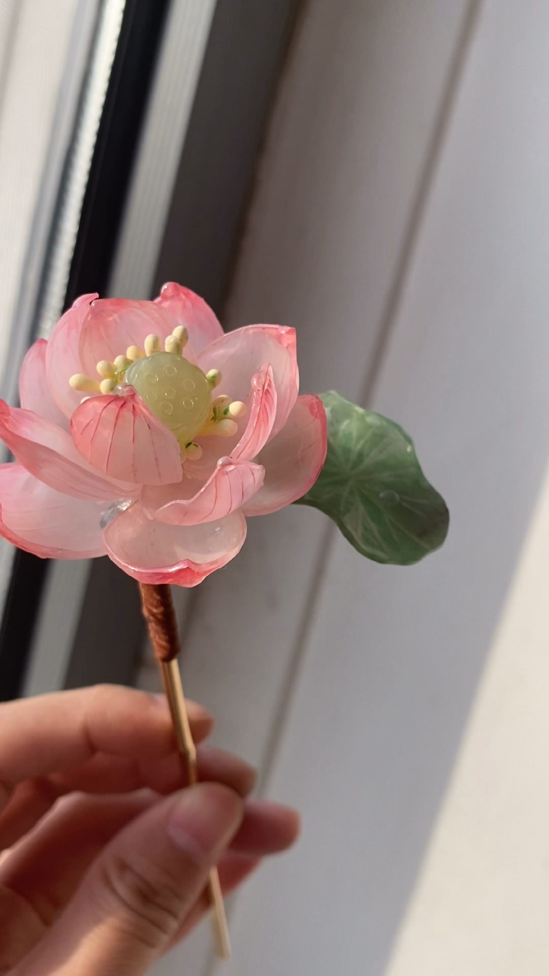 废了好多热缩片才出来一朵半热缩荷花_哔哩哔哩_bilibili