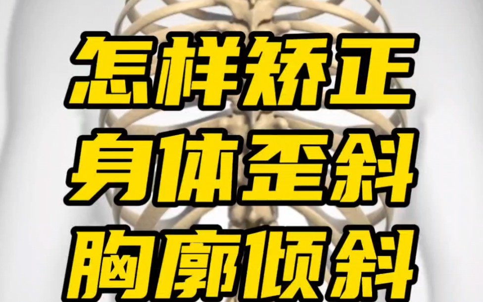 【体态矫正】怎样矫正身体总不自觉往一边歪斜哔哩哔哩bilibili