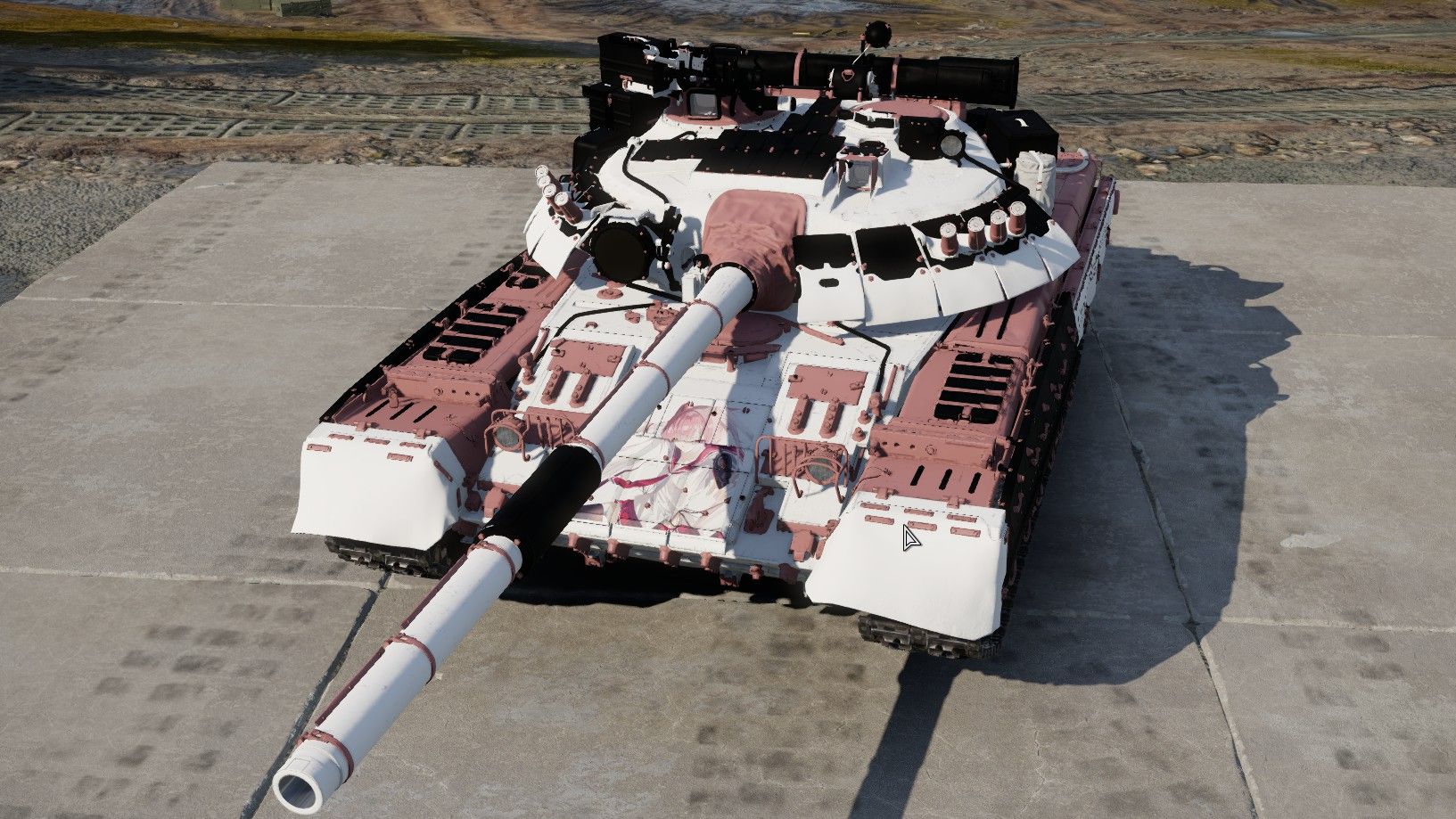 [战雷涂装展示]t80ud绯弹的亚里亚涂装