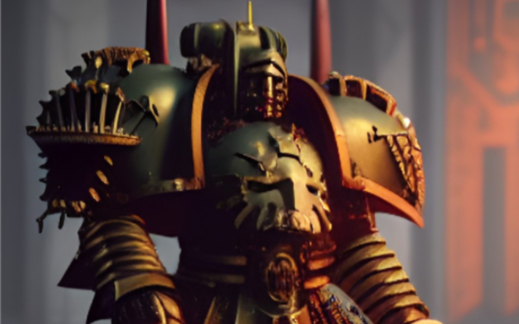 【战锤40k】忠诚的ai为帝皇作画(五)_单机游戏热门视频