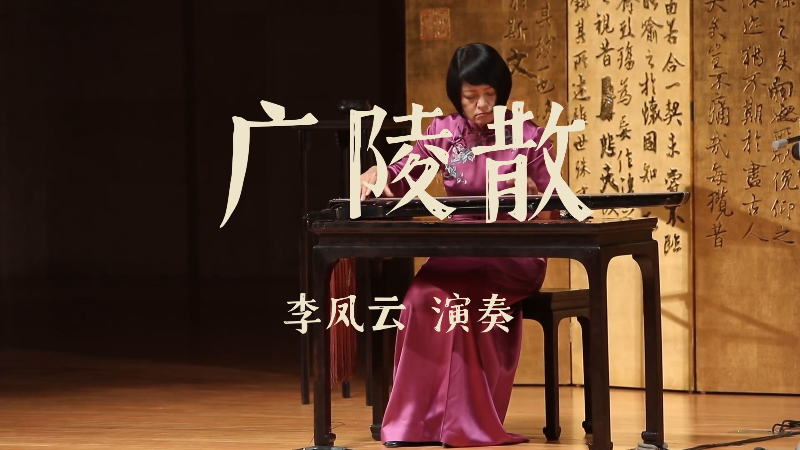 暗香疏影广陵散