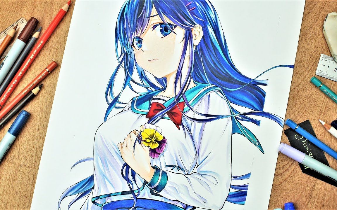 【手绘/三色院堇子】前 方 美 颜 暴 击