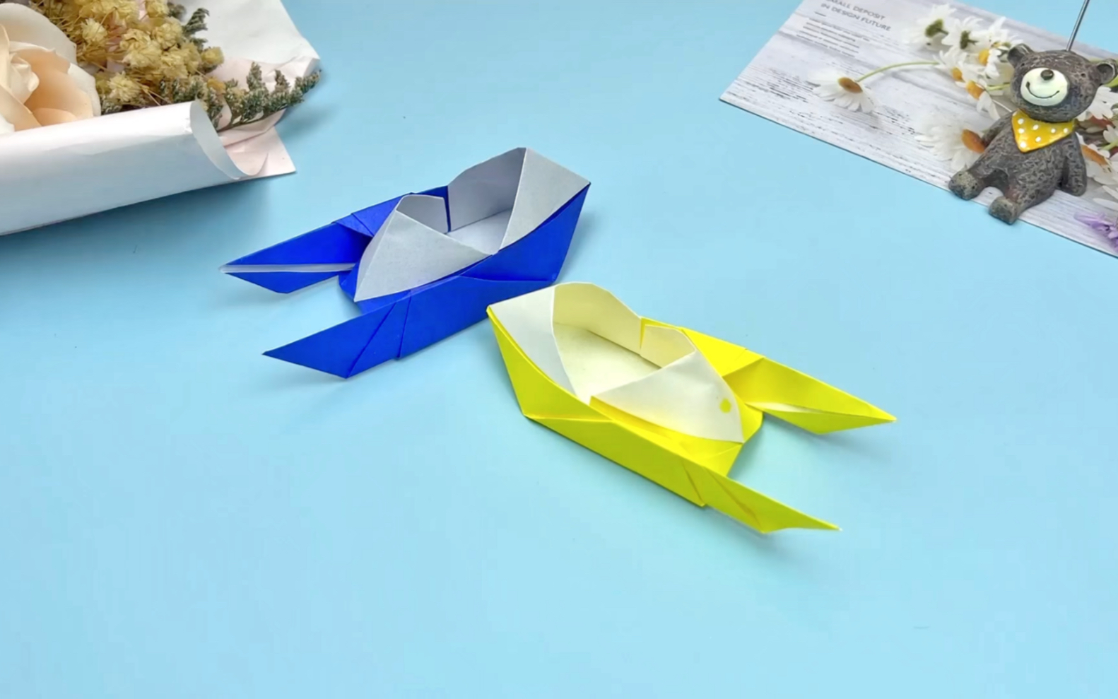 简单的小船折纸教程