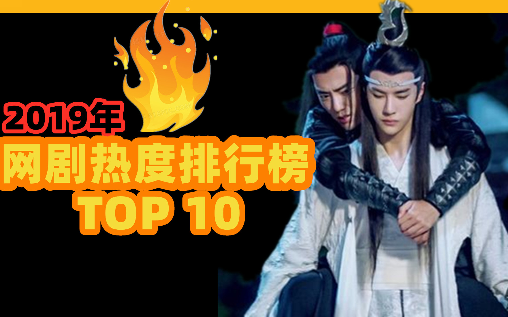 2019年网剧热度排行榜TOP 10,第一名热度破百!!哔哩哔哩bilibili