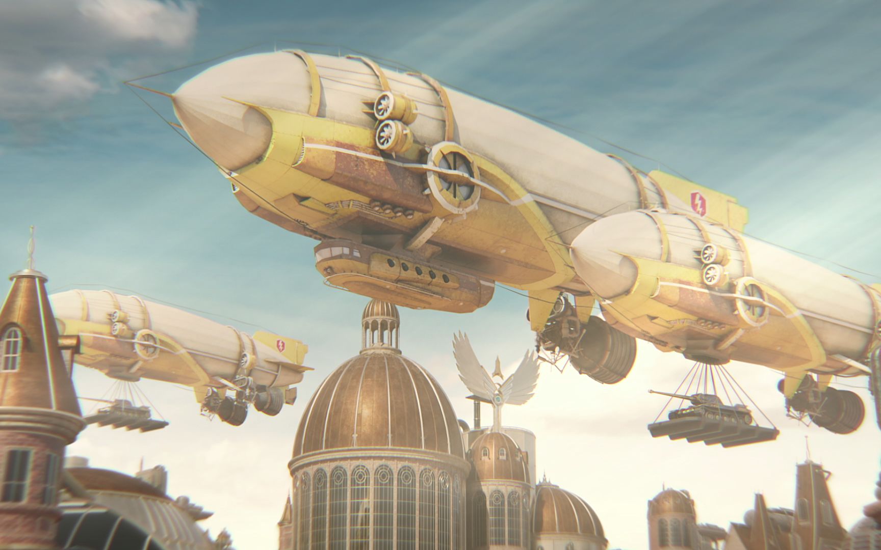 《坦克世界闪击战》里竟然有基洛夫空艇?