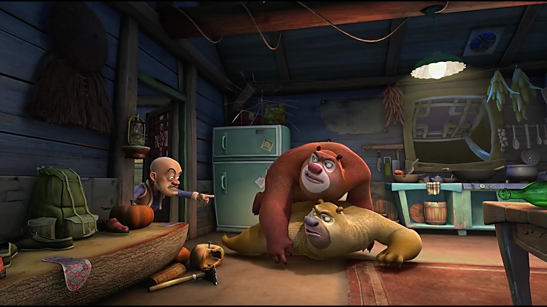 熊出没之夺宝熊兵:调皮的嘟嘟来了之后,才是真正的一家人