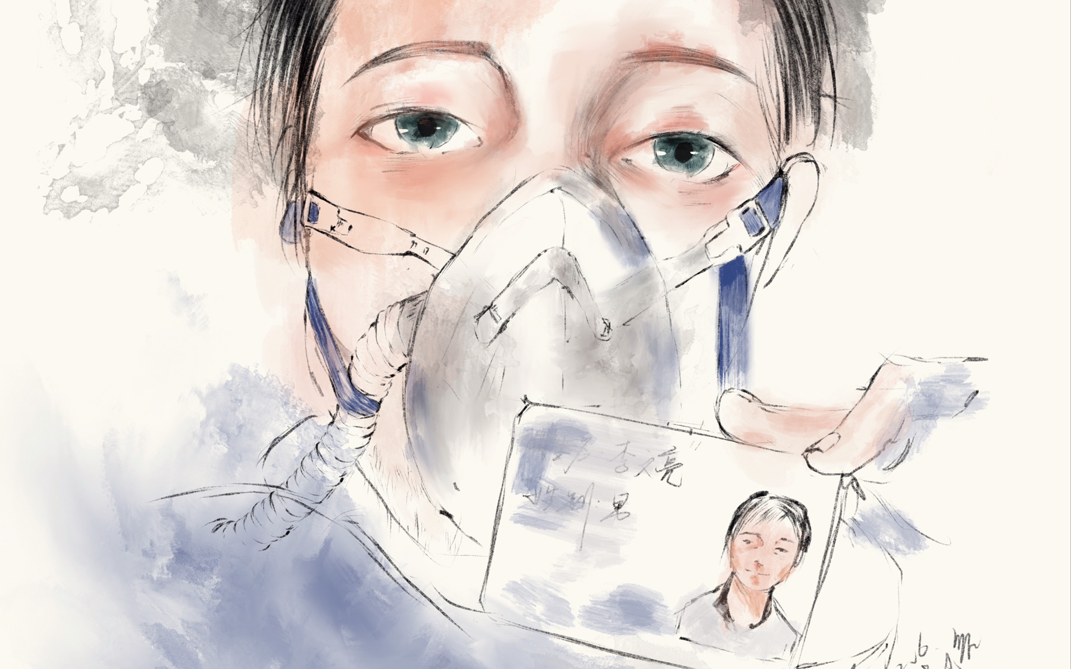 武汉加油送别吹哨人李文亮逆行者永不服输