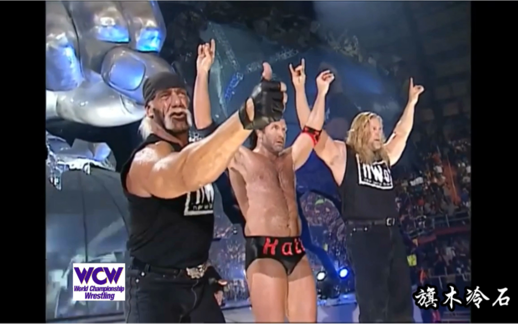 <旗木>SmackDown 2002.3.7:The rock vs Scott Hall哔哩哔哩bilibili