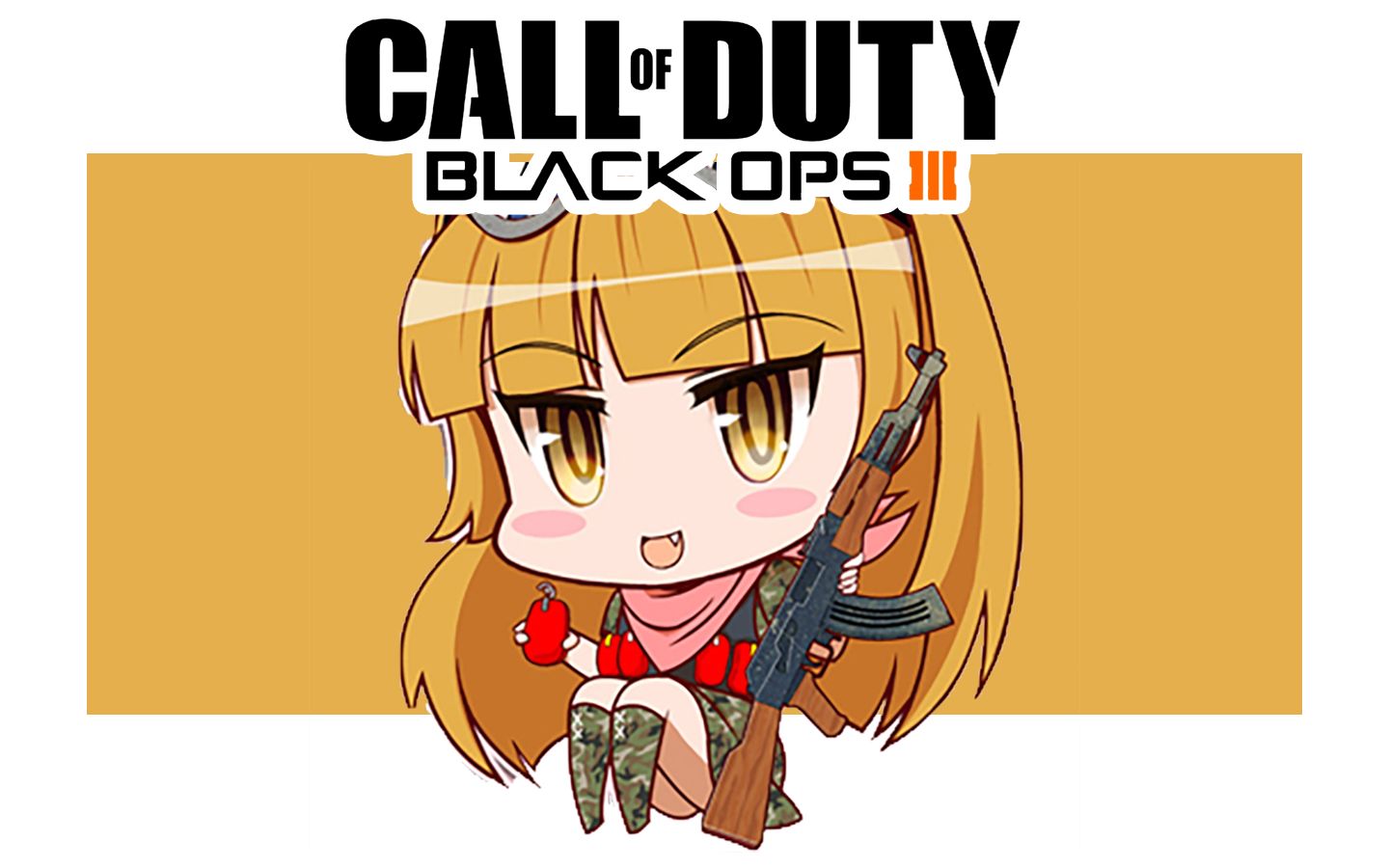 「中文字幕」日本萌妹子玩 COD：BO3 实况解说：15