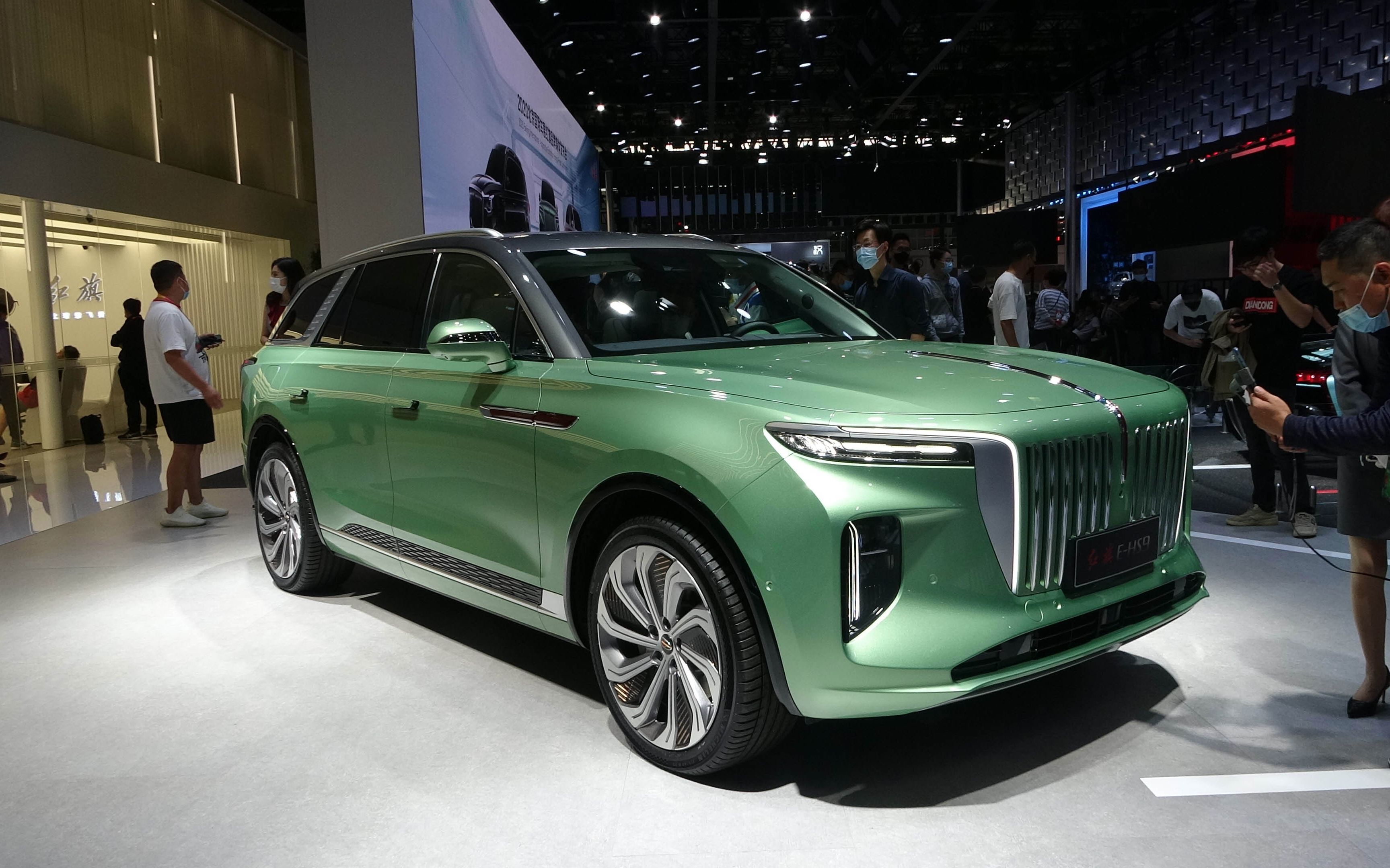 2020北京车展 e3馆实拍红旗e-hs9