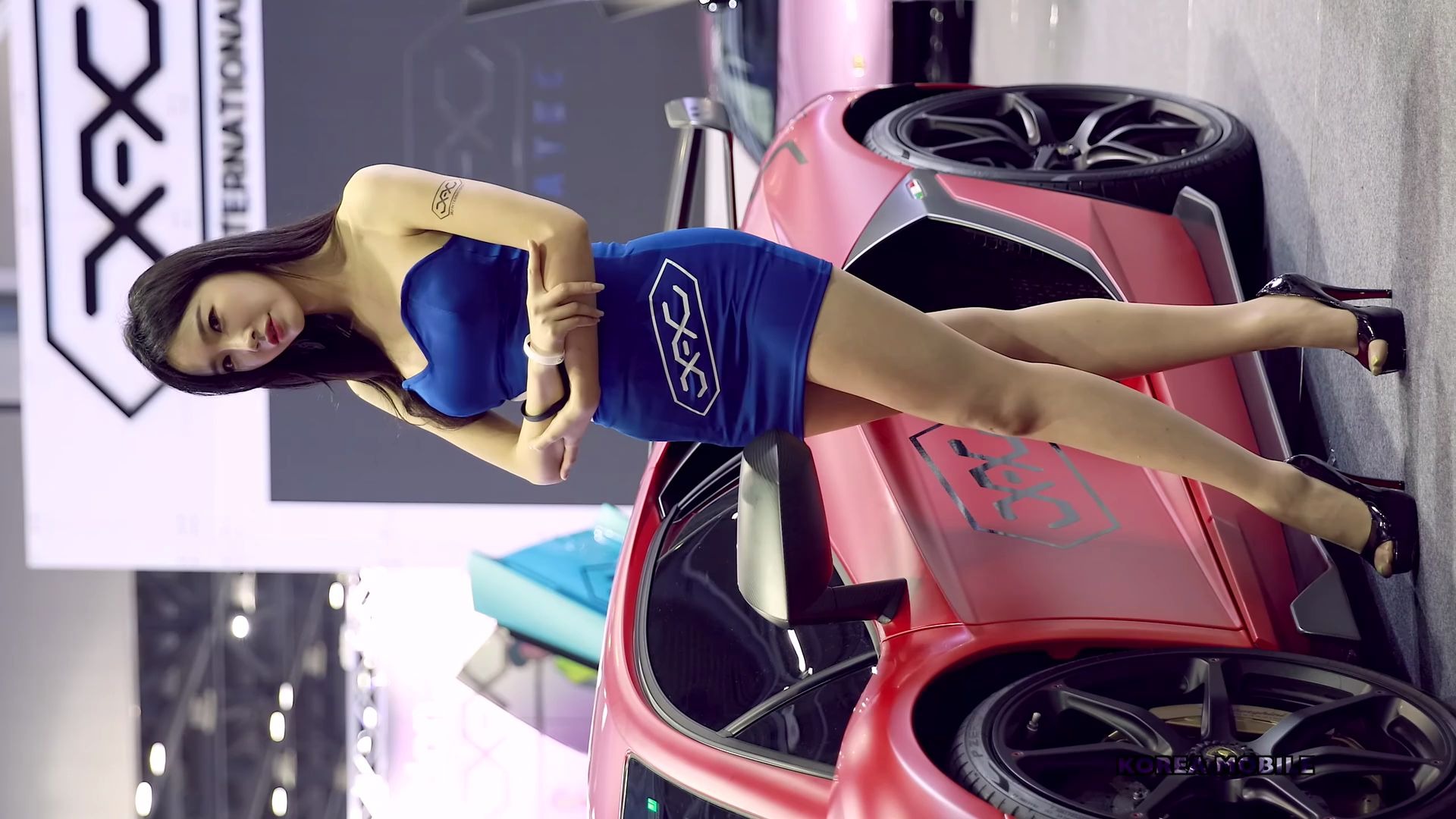 金达娜kim dana-2019首尔汽车沙龙周之蓝色魅惑